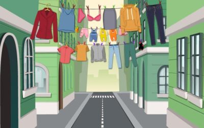 ¿Se puede tender ropa en los balcones y ventanas exteriores?